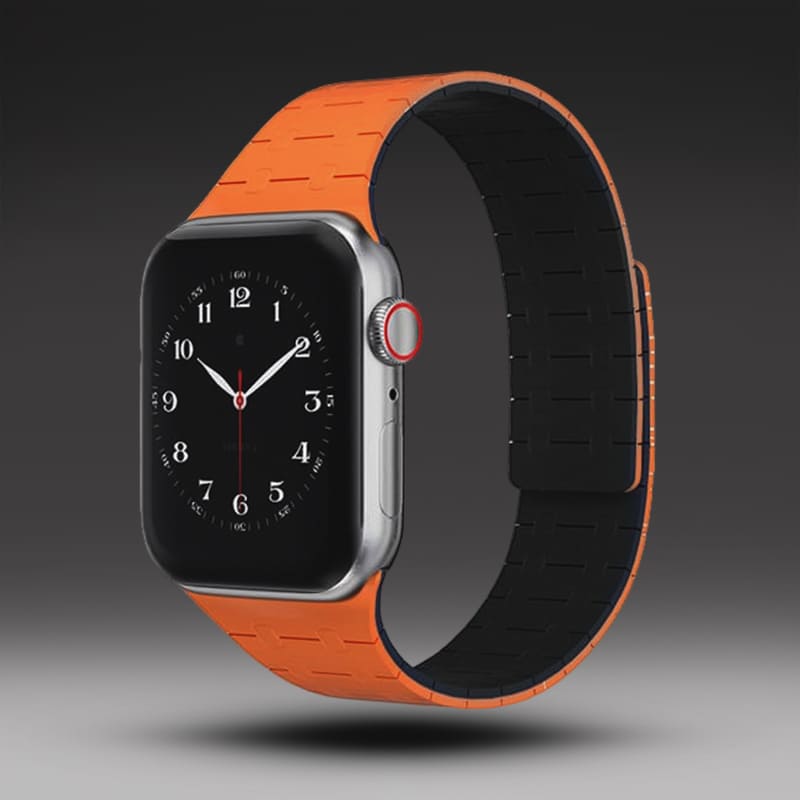 「スポーツ デュアルトーンバンド」Apple Watch用シリコン製マグネット式通気性バンド