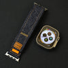アウトドアスポーツ用デニム織りApple Watchバンド - T5