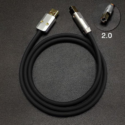 「チャビー」USB/Type-Cプリンターケーブル