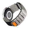 20/22mm アウトドア登山用ナイロンキャンバスループ Samsung/Garmin/Fossil/その他対応 - グレー