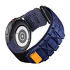 20/22mm アウトドア登山用ナイロンキャンバスループ Samsung/Garmin/Fossil/その他対応 - 青い