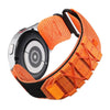 20/22mm アウトドア登山用ナイロンキャンバスループ Samsung/Garmin/Fossil/その他対応 - オレンジ