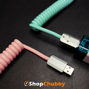 「キャンディチャビー」カースプリング急速充電ケーブル