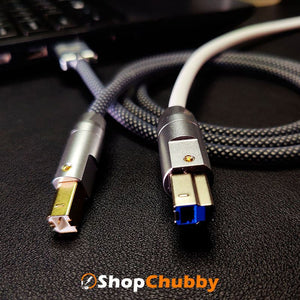 「チャビー」USB/Type-Cプリンターケーブル