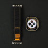 アウトドアスポーツ用デニム織りApple Watchバンド - T4
