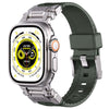 Apple Watch用Armor Sportシリコンバンド - 濃い緑色