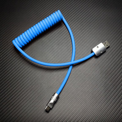 「ソフトチャビー」240Wスプリングシリコン急速充電ケーブル