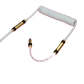 "Chubby" USB To Type C Spring Keyboard Cable