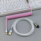 "Chubby" USB To Type C Spring Keyboard Cable