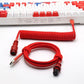 "Chubby" USB To Type C Spring Keyboard Cable