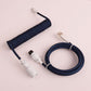 "Chubby" USB To Type C Spring Keyboard Cable