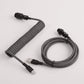 "Chubby" USB To Type C Spring Keyboard Cable