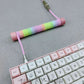 "Chubby" USB To Type C Spring Keyboard Cable