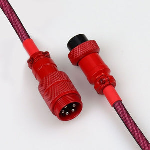 "Chubby" USB To Type C Spring Keyboard Cable
