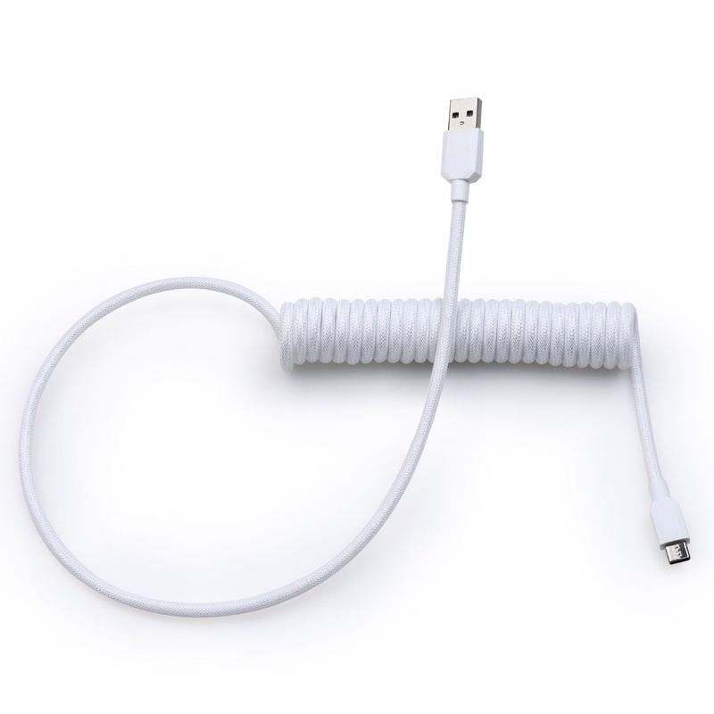 "Chubby" USB To Type C Spring Keyboard Cable