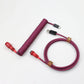 "Chubby" USB To Type C Spring Keyboard Cable
