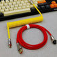 "Chubby" USB To Type C Spring Keyboard Cable