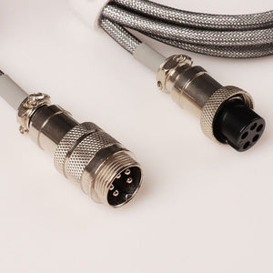 "Chubby" USB To Type C Spring Keyboard Cable