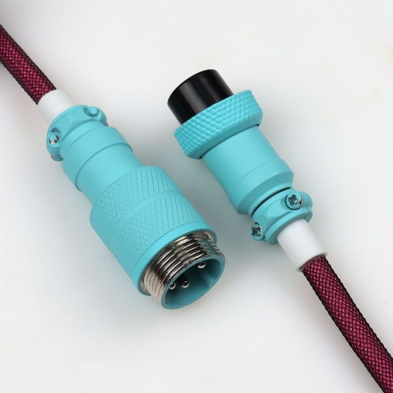 "Chubby" USB To Type C Spring Keyboard Cable