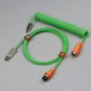 "Chubby" USB To Type C Spring Keyboard Cable