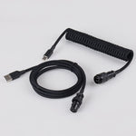 "Chubby" USB To Type C Spring Keyboard Cable