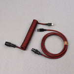 "Chubby" USB To Type C Spring Keyboard Cable