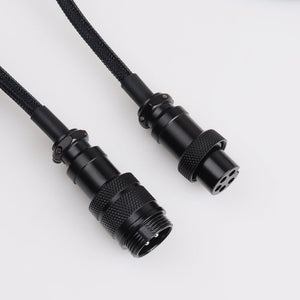 "Chubby" USB To Type C Spring Keyboard Cable
