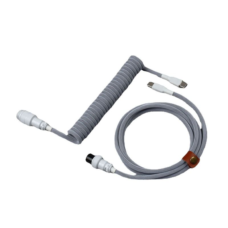 "Chubby" USB To Type C Spring Keyboard Cable - 717622442117