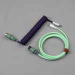 "Chubby" USB To Type C Spring Keyboard Cable - 717622442117