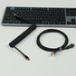 "Chubby" USB To Type C Spring Keyboard Cable