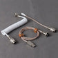 "Chubby" USB To Type C Spring Keyboard Cable