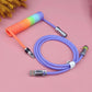 "Chubby" USB To Type C Spring Keyboard Cable