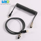 "Chubby" USB To Type C Spring Keyboard Cable