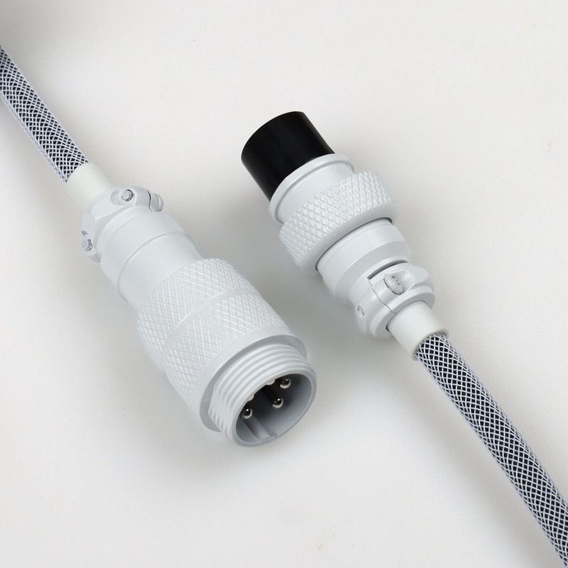 "Chubby" USB To Type C Spring Keyboard Cable