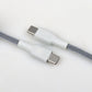 "Chubby" USB To Type C Spring Keyboard Cable