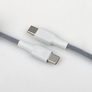 "Chubby" USB To Type C Spring Keyboard Cable