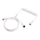 "Chubby" USB To Type C Spring Keyboard Cable