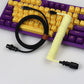 "Chubby" USB To Type C Spring Keyboard Cable - 717622442117