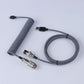 "Chubby" USB To Type C Spring Keyboard Cable