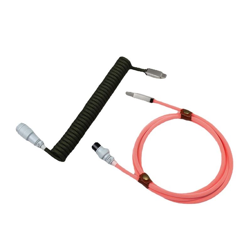 "Chubby" USB To Type C Spring Keyboard Cable - LANO-20850