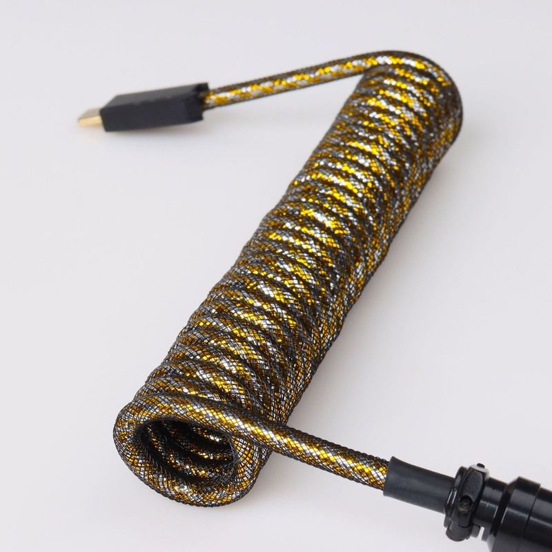 "Chubby" USB To Type C Spring Keyboard Cable - LANO16D17