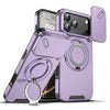 ChubbyArmor 2.0 - Military-Grade Shockproof Magnetic Case with Camera Slide & 360° Kickstand Ring - Purple