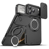 ChubbyArmor 2.0 - Military-Grade Shockproof Magnetic Case with Camera Slide & 360° Kickstand Ring - Black