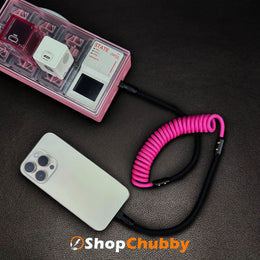 「カラーブロック チャビー」新春充電ケーブル