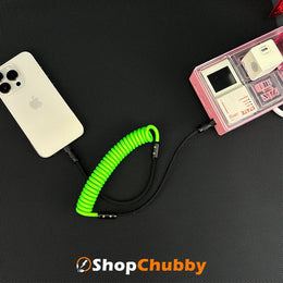 「カラーブロック チャビー」新春充電ケーブル