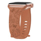 "Colorful Flower Carving" Silicone Embossed Band For Apple Watch