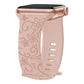 "Colorful Flower Carving" Silicone Embossed Band For Apple Watch