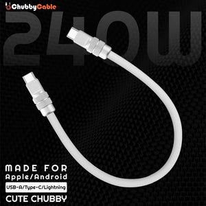 "Cute Chubby" - Power Bank Friendly Cable - More Colors