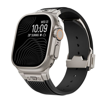 「洗練されたラグジュアリー」な流線型シリコン製Apple Watch用バンド