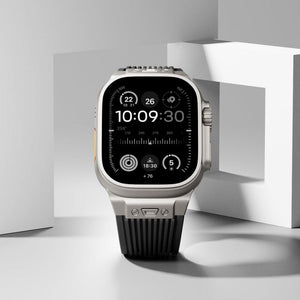 「洗練されたラグジュアリー」な流線型シリコン製Apple Watch用バンド